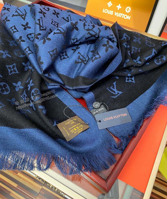Louis Vuitton新品圍巾 路易威登戒指絨長巾披肩 LV男女通用款圍巾  mmj1558